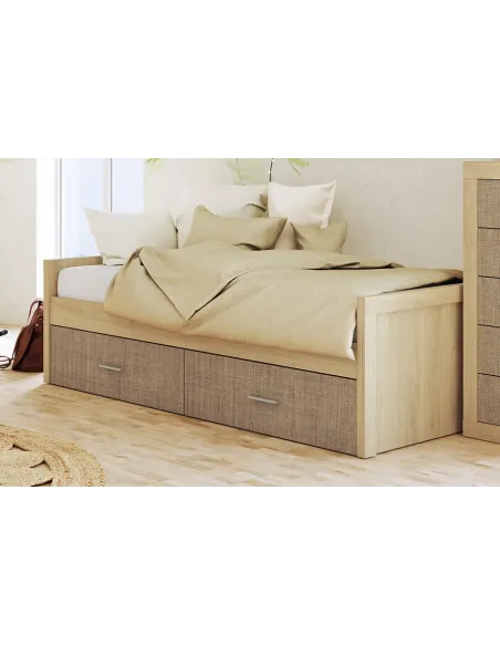 CAMA NIDO LARA JUVENIL 2 cajones Puccini-Textil