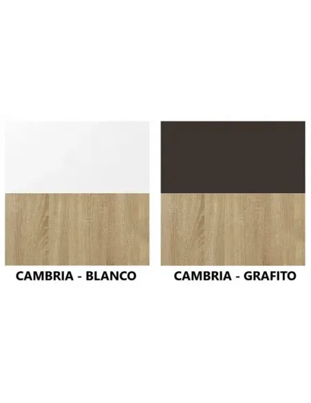 MESA ESTUDIO LARA JUVENil CAMBRIA-GRAFITO, CAMBRIA-BLANCO