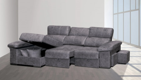 Roma Exprés chaiselongue izquierda extensible a suelo