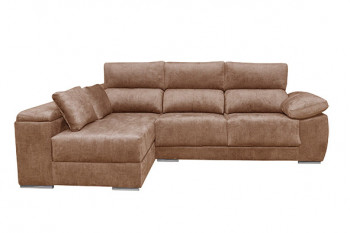 Servicio rápido Chaiselongue Montblanc izquierda tapizado piedra antimanchas