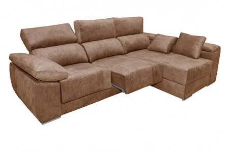 Servicio rápido Chaiselongue Montblanc derecha tapizado piedra antimanchas