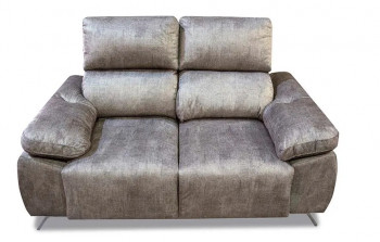 Sofá 2 plazas 170 cm. mod. Lancia camel, plata o marengo extraible de carro