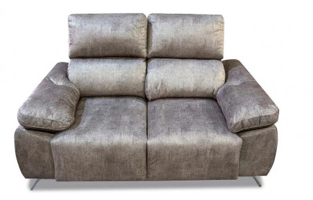 Sofá 2 plazas 170 cm. mod. Lancia camel, plata o marengo extraible de carro