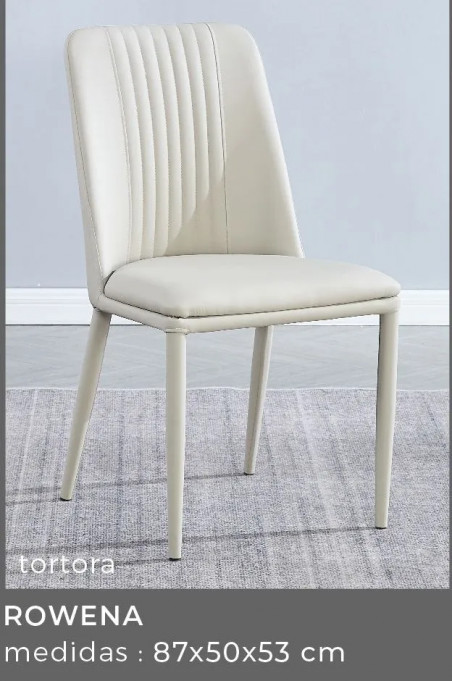 JUEGO DE 2 SILLAS ROWENA tortora con envío gratuito en RelaxMuebles.com