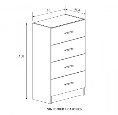 SINFONIER 4C MOD. AURA ENTREGA EXPRÉS RELAXMUEBLES