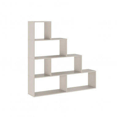 ESTANTERIA ESCALERA MOD. AURA BEIGE O ROBLE MAUVELLA EN RELAXMUEBLES.COM
