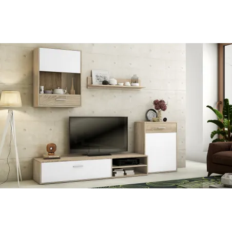 COMPOSICION 220 CM. HELENA CAMBRIA-BLANCO O CAMBRIA-CHOCOLAT