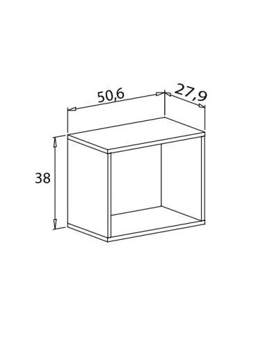 Estantría Cubo Donald Puccini o Andersen Pino entrega rápida en Relax Muebles