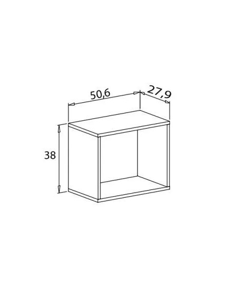 Estantría Cubo Donald Puccini o Andersen Pino entrega rápida en Relax Muebles