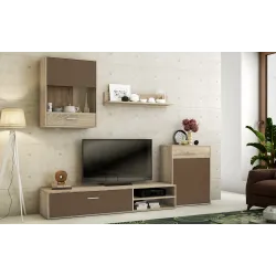 COMPOSICION 220 CM. HELENA CAMBRIA-BLANCO O CAMBRIA-CHOCOLAT 2