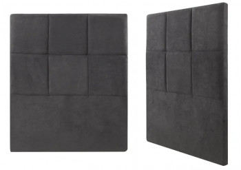 Cabecero tapizado juvenil Sophie chocolate y gris en Relax Muebles 2