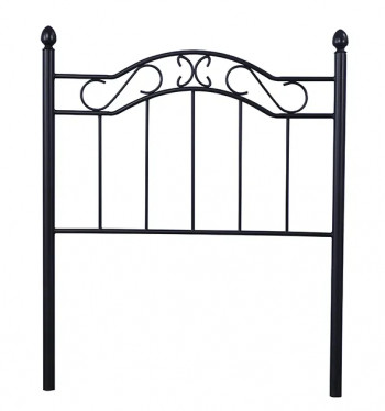 Cabecero 135 Deirdre forja negro en Relaxmuebles.com