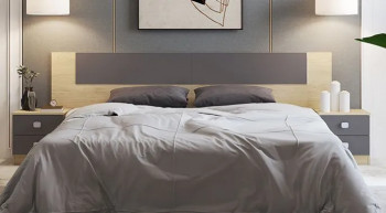 Dormitorio con mesitas y armario 3P2C Donald en Relax Muebles 2