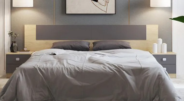 Dormitorio con mesitas y armario 3P2C Donald en Relax Muebles