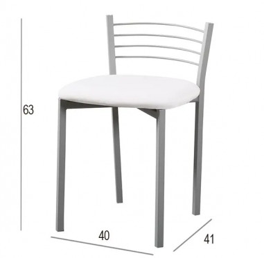 Mesa cocina modelo 70 extensible con 4 taburetes blanco con envío gratis