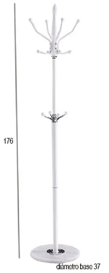 Perchero de pie Tiber Blanco o Negro entrega gratis