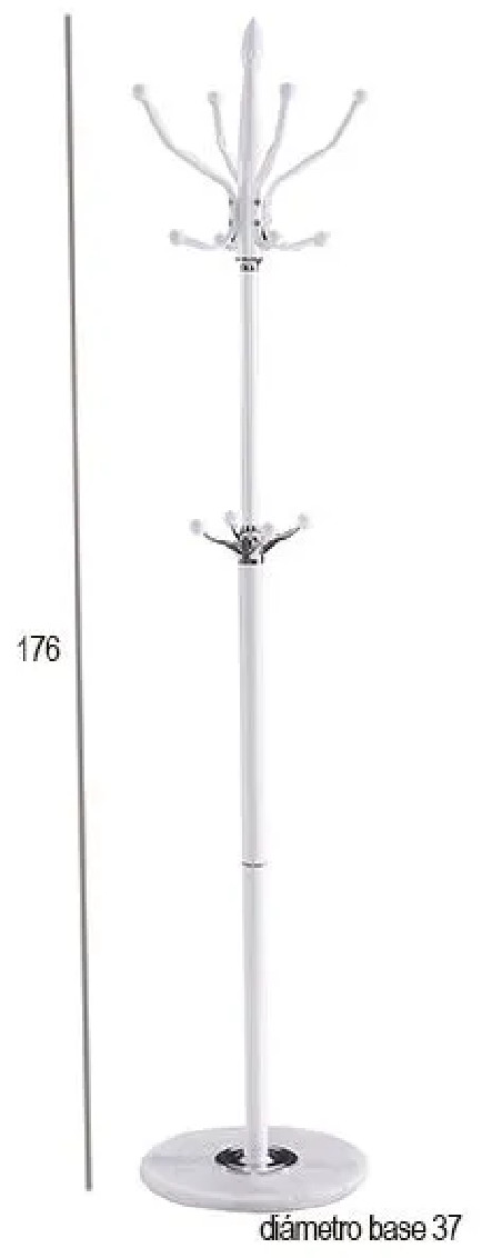 Perchero de pie Tiber Blanco o Negro entrega gratis