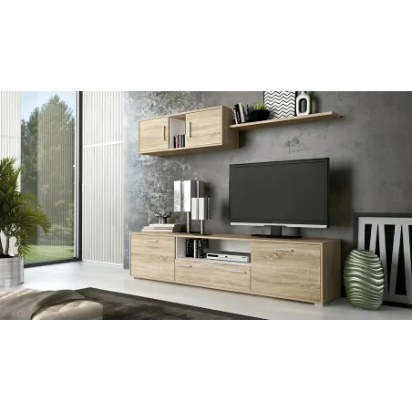 COMPOSICION UNICA 200 CM. DIMAS CAMBRIA-BLANCO