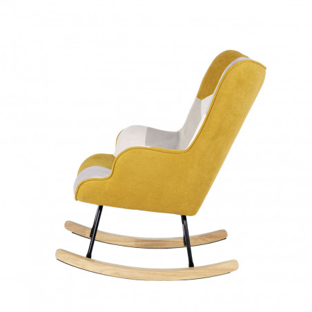 MECEDORA DENVER PATCHWORK MOSTAZA