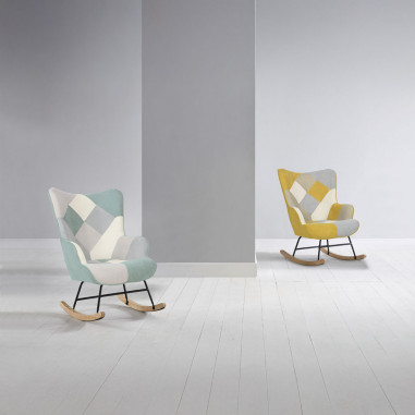 MECEDORA DENVER PATCHWORK MOSTAZA