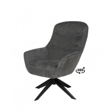 BUTACA BOLONIA GRIS OSCURO