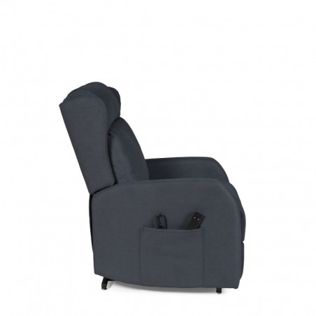 SILLON P.LIFT 1 MOT SAORI GRIS OSCURO