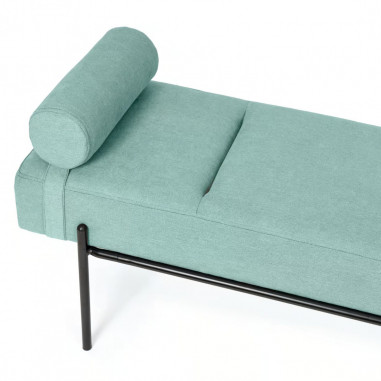 BANQUETA EDIMBURGO MENTA/NEGRO