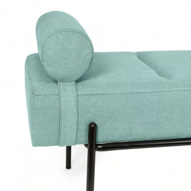 BANQUETA EDIMBURGO MENTA/NEGRO