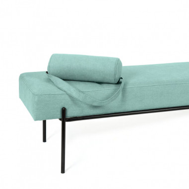 BANQUETA EDIMBURGO MENTA/NEGRO