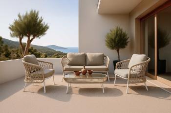 Set Odesa Sofa+sillones+mesa Centro | Relax Muebles
