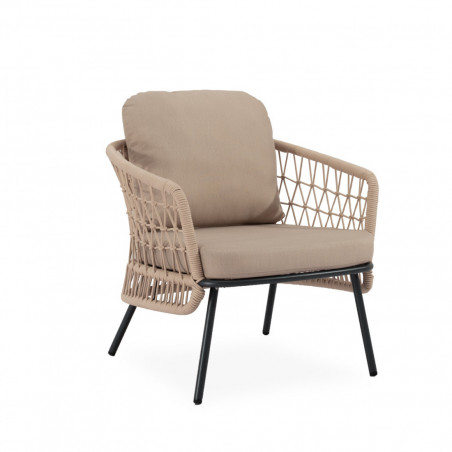 SET  ODESA SOFA+SILLONES+MESA CENTRO NEGRO