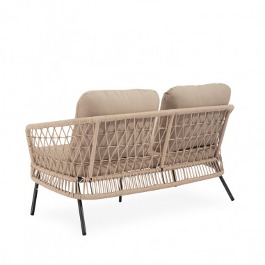 SET  ODESA SOFA+SILLONES+MESA CENTRO NEGRO