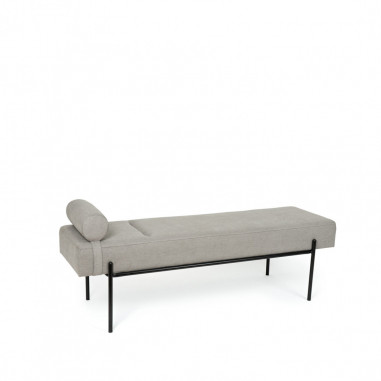 BANQUETA EDIMBURGO GRIS/NEGRO