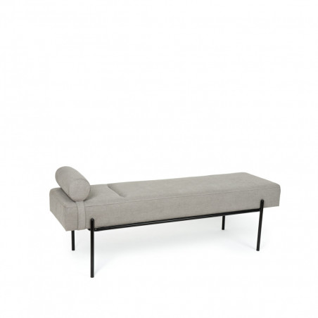 BANQUETA EDIMBURGO GRIS/NEGRO