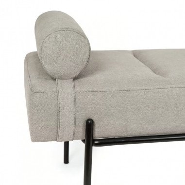 BANQUETA EDIMBURGO GRIS/NEGRO