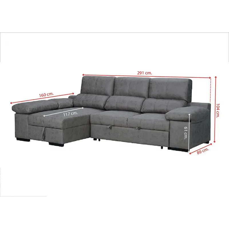 SHAISELONGUE CAMA C/ARCÓN HUESCA CEMENTO O PIEDRA