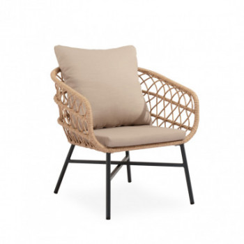 SET PERUGIA SOFA+SILLONES+MESA CENTRO NEGRO 2