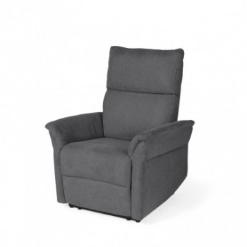 SILLON RELAX 2 MOTORES MISAKI GRIS OSCURO