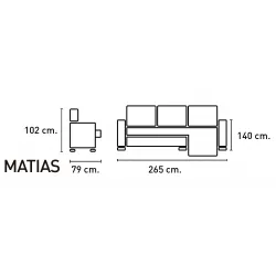 SHAIS.ARCON IZDA. TAP. MAGNOL, CAIRO, NEVADA O EDI MOD. MATI 2