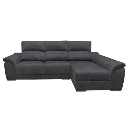 Chaiselongue cama con arcón Pirineos izquierda