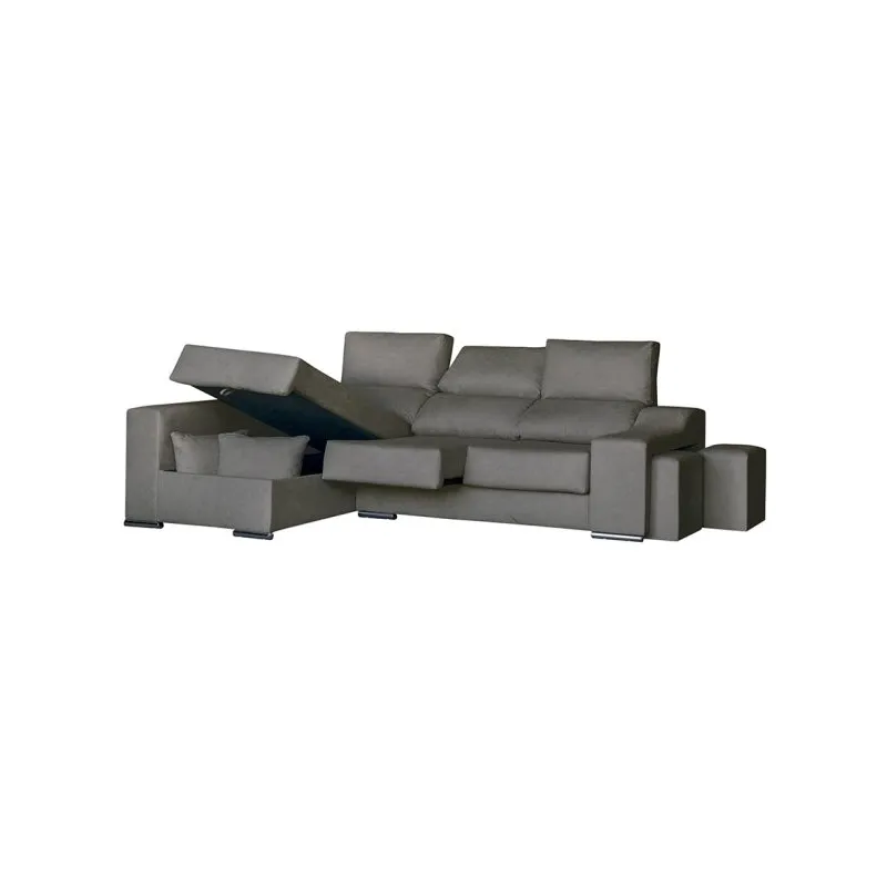 Chaiselongue izquierda Málaga beige o gris