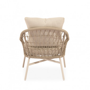 SET SALONICA SOFA+SILLONES+MESA CENTRO BEIGE