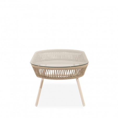 SET SALONICA SOFA+SILLONES+MESA CENTRO BEIGE