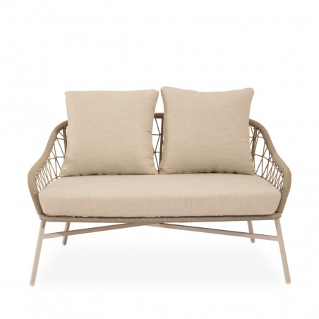 SET SALONICA SOFA+SILLONES+MESA CENTRO BEIGE