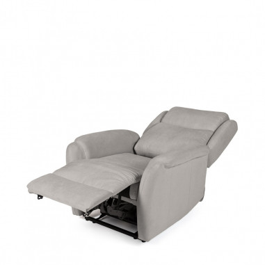 SILLON RELAX 1 MOTOR AKARI GRIS CLARO