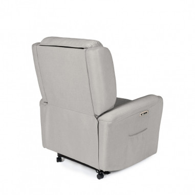 SILLON RELAX 1 MOTOR AKARI GRIS CLARO