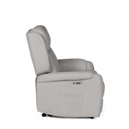 SILLON RELAX 1 MOTOR AKARI GRIS CLARO