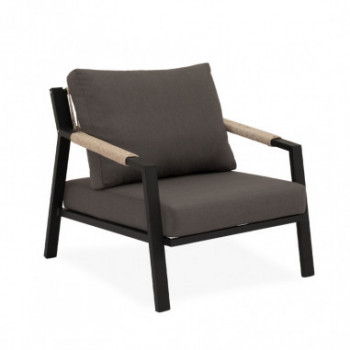 SET MUSCAT SOFA+SILLONES+MESA CENTRO NEGRO 2