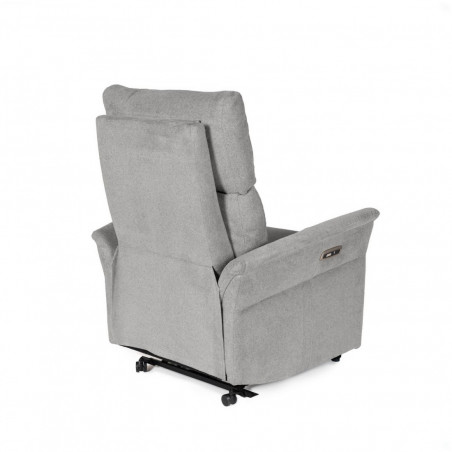 SILLON RELAX 1 MOTOR MISAKI GRIS CLARO