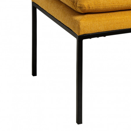 BANQUETA TURIN MOSTAZA